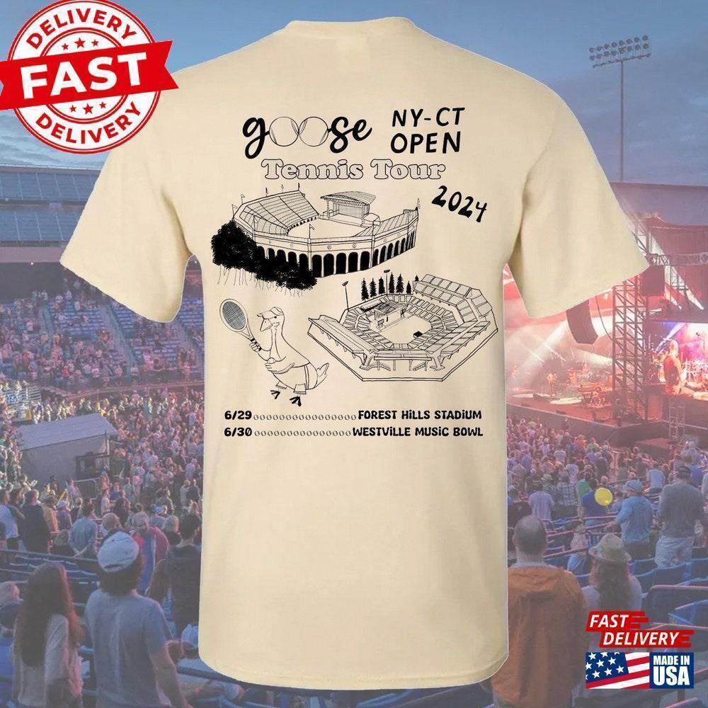Goose Tennis Tour Shirt The Band Forest Hills Westville Music Bowl
